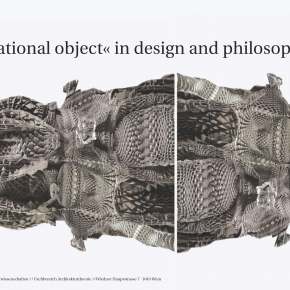 Lecture Course at TU Vienna (a-theory institute) winter 2015 // from form to spectrum – the »computational object« in design and in philosophy